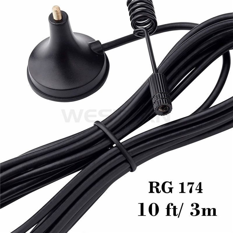 15 dBi TS - 9 İğneli Manyetik Tabanlı Tel Anten