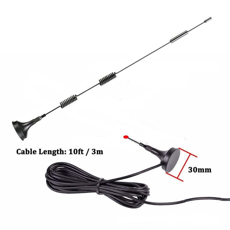15 dBi TS - 9 İğneli Manyetik Tabanlı Tel Anten