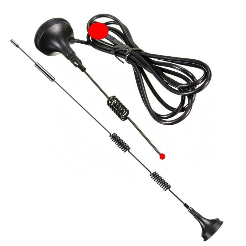 15 dBi TS - 9 İğneli Manyetik Tabanlı Tel Anten