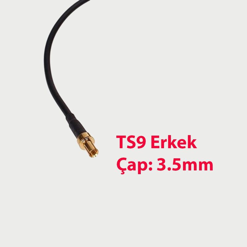 15 dBi TS - 9 İğneli Manyetik Tabanlı Tel Anten