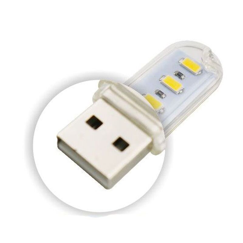 Taşınabilir Mini USB 3 Işıklı Tasarruflu Led Lamba