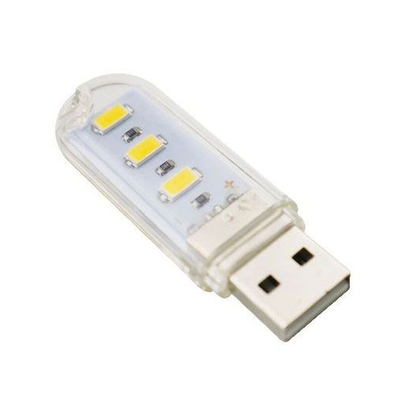 Taşınabilir Mini USB 3 Işıklı Tasarruflu Led Lamba