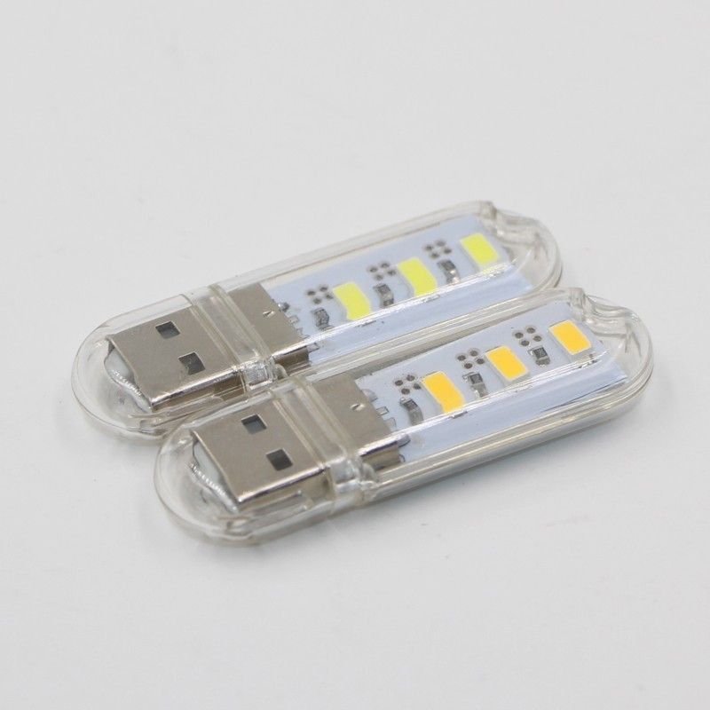 Taşınabilir Mini USB 3 Işıklı Tasarruflu Led Lamba