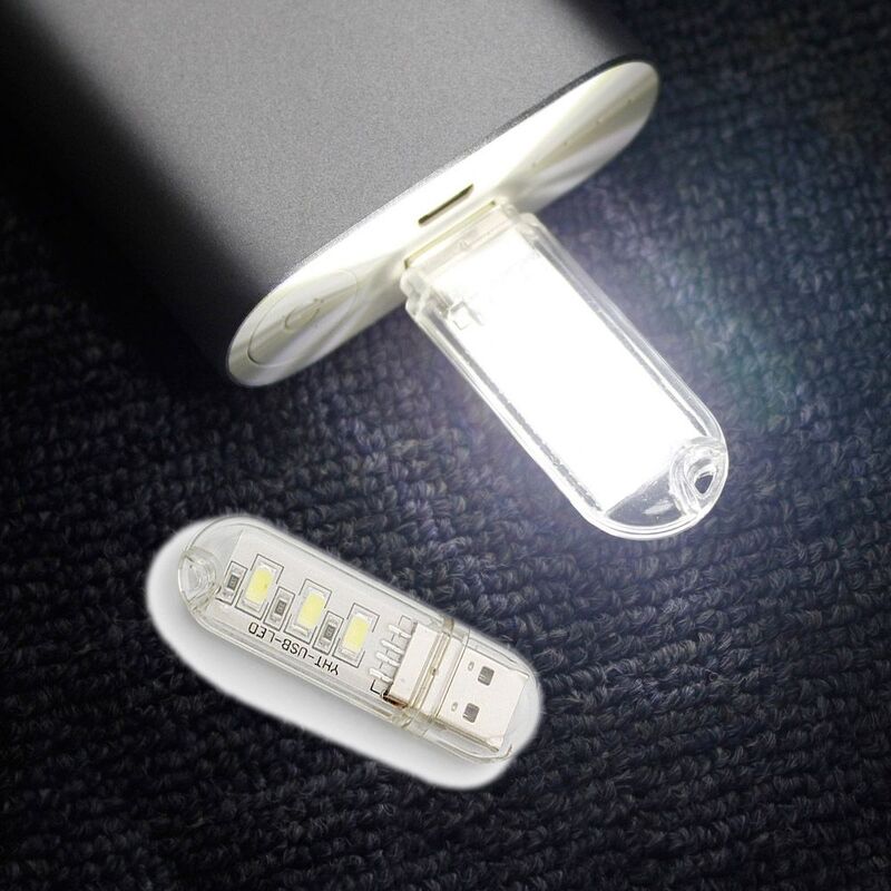 Taşınabilir Mini USB 3 Işıklı Tasarruflu Led Lamba