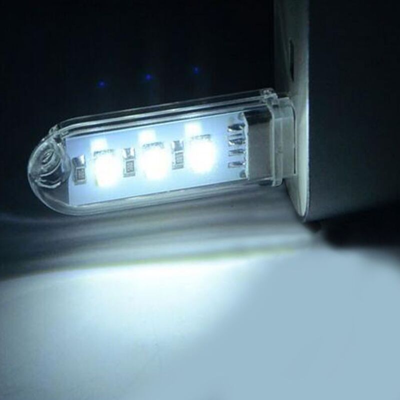 Taşınabilir Mini USB 3 Işıklı Tasarruflu Led Lamba