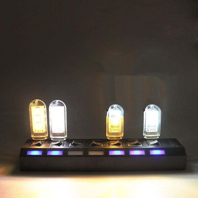 Taşınabilir Mini USB 3 Işıklı Tasarruflu Led Lamba