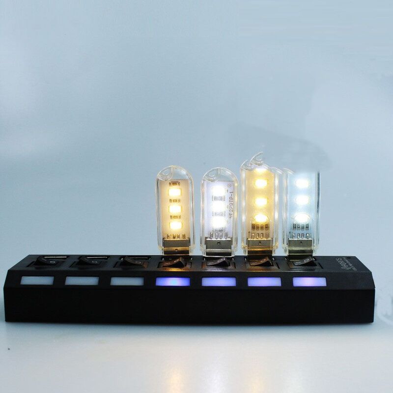 Taşınabilir Mini USB 3 Işıklı Tasarruflu Led Lamba
