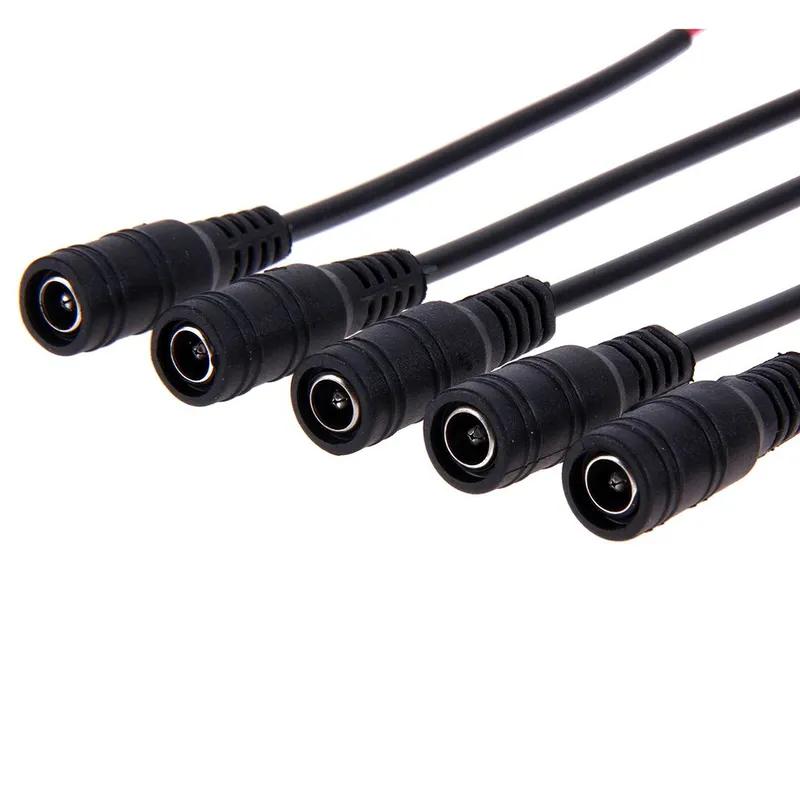 DC Adaptör Dişi Uç 5.5 MM. * 2.1 MM. Kablolu