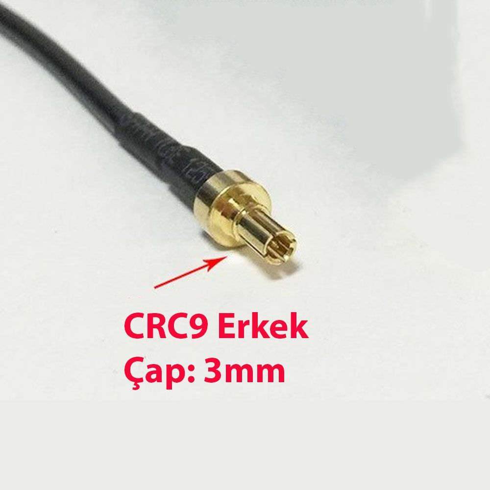 15 dBi CRC - 9 İğneli Manyetik Tabanlı Tel Anten