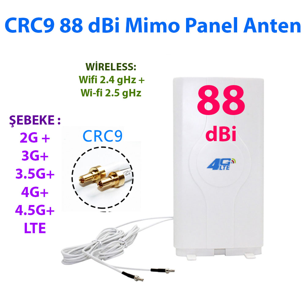 88 dBi Huawei Mimo Panel Kablolu Anten